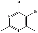 5-溴-4-氯-2,6-二甲基嘧啶, CAS号： 69696-35-1