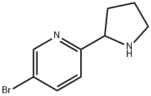 5-溴-2-(2-吡咯烷基)吡啶, CAS号： 886365-48-6