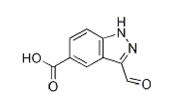 3-醛基-5-羧基吲唑,CAS： 885519-98-2