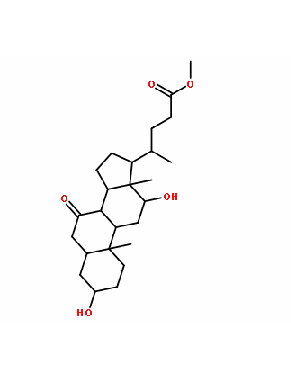 (3ALPHA,5BETA,12ALPHA)-3,12-二羟基-7-酮基胆烷-24-酸甲酯,CAS： 10538-65-5