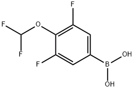 3,5-二氟-4-二氟甲氧基苯硼酸, CAS号： 915401-97-7
