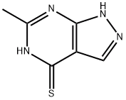 1,5-二氢-6-甲基-4H-吡唑并[3,4-D]嘧啶-4-硫酮,CAS号： 15986-11-5