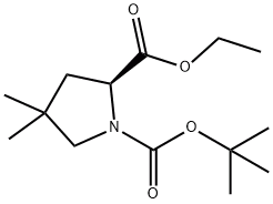 (S)-1-BOC-4,4-二甲基-吡咯烷-2-甲酸乙酯,CAS号： 1001353-86-1