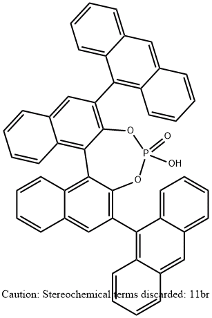 (11BR)-2,6-二-9-蒽基-4-羟基-二萘[2,1-D:1&#039;,2&#039;-F][1,3,2]二氧磷酸-4-氧化物,CAS号：361342-51-0