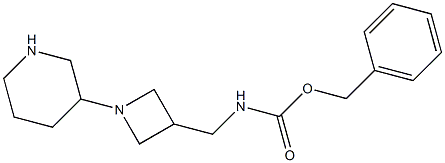 (1-哌啶-3-基-氮杂啶-3-甲基)-氨基甲酸苄酯, CAS号： 1131594-91-6