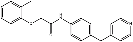 N-(4-(Pyridin-4-ylmethyl)phenyl)-2-(o-tolyloxy)acetamide,CAS号： 313483-44-2