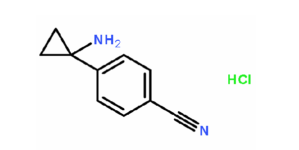 4-(1-氨基环丙基)苯甲腈盐酸盐, CAS: 1369512-65-1