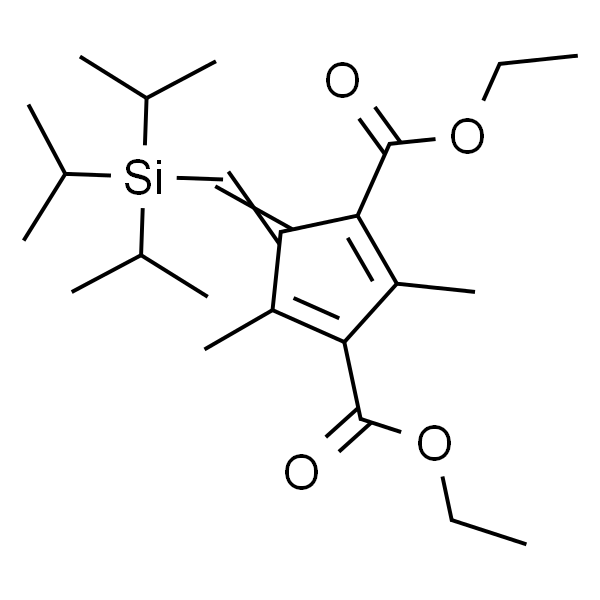 (5E)-2,4-二甲基-5-[三(丙-2-基)甲硅烷基亚甲基]环戊-1,3-二烯-1,3-二羧酸酯cas:1417407-35-2