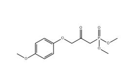 3-(4-甲氧基苯氧基)-2-氧代丙基磷酸二甲酯, CAS： 61451-04-5