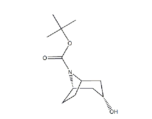3-羟基-8-氮杂双环[3.2.1]辛烷-8-甲酸叔丁酯, CAS： 143557-91-9