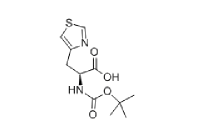 叔丁氧羰基-3-(4-噻唑基)-L-丙氨酸, CAS： 119434-75-2