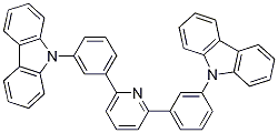 2,6-双( (9H-咔唑-9-基)-3,1-亚苯基)吡啶cas：1013405-24-7