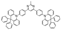 2-甲基-4,6-双[4-(9,9-二苯基-9,10-二氢吖啶)苯基]嘧啶cas：2019165-20-7，DPAc-MPM, 2DPAc-MPM