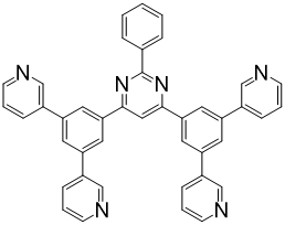 4,6-双(3,5-二(3-吡啶)基苯基)-2-苯基嘧啶 cas:1097652-82-8,B3PYPPM