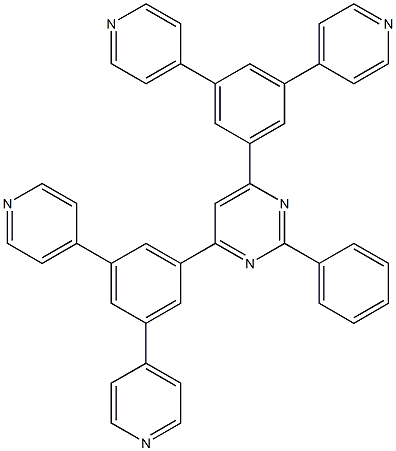 4,6-双(3,5-二(4-吡啶)基苯基)-2-苯基嘧啶 csa:1097652-83-9,B4PYPPM
