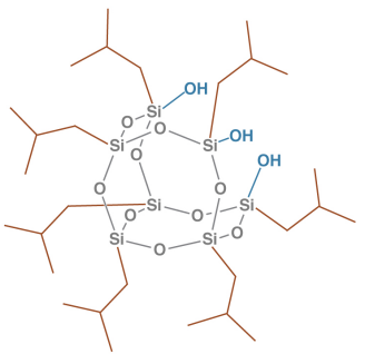 三硅醇异丁酯化笼形倍半硅氧烷|TriSilolIsobutyl POSS