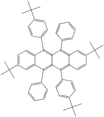 2,8-二叔丁基-5,11-双(4-叔丁基苯基)-6,12-二苯基四烯cas:682806-51-5,TBRB