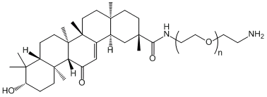 甘草次酸-聚乙二醇-氨基Glycyrrhetic acid-PEG-NH2