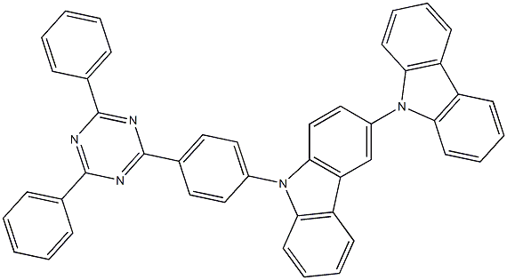 3-(9H-咔唑-9-基)-9-(4-(4,6-二苯基-1,3,5-三嗪-2-基)苯基)-9H-咔唑cas:1480889-49-3