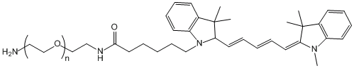 CY5-聚乙二醇-氨基CY5-PEG-NH2
