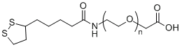 硫辛酸基-聚乙二醇-羧基LA-PEG-COOH