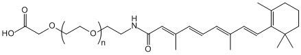 羧基-聚乙二醇-全反式维甲酸COOH-PEG-Tretinoin