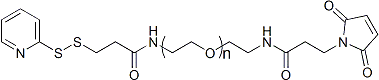 邻吡啶基二硫化物-聚乙二醇-马来酰亚胺OPSS-PEG-MAL