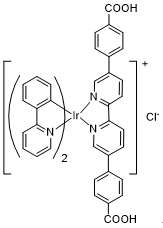 双(2-苯基吡啶-C2,N)(5,5'-二-p-苯甲酸-[2,2']二吡啶基)铱(III) 氯