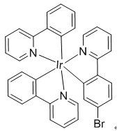 双(2-苯基吡啶-C2,N)(2-(4-溴苯基)吡啶)铱(III)