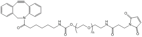 二苯并环辛炔-聚乙二醇-马来酰亚胺DBCO-PEG-Mal