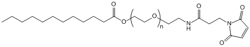 月桂酸-聚乙二醇-马来酰亚胺LRA-PEG-Mal