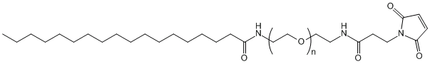 单硬脂酸-聚乙二醇-马来酰亚胺STA-PEG-Mal