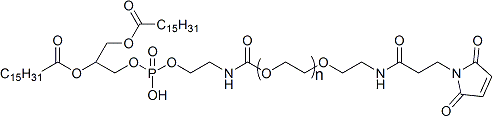二棕榈酰磷酯酰乙醇胺-聚乙二醇-马来酰亚胺DPPE-PEG-Mal