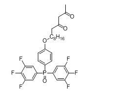 13-(4-9(双(3,4,5-三氟苯基)磷酰基)苯氧基)十三烷-2,4-二酮