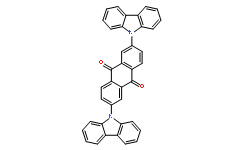 2,6-二(9H-9-咔唑基)蒽-9,10-二酮cas:909712-63-6