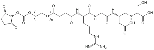 活性酯-聚乙二醇-精氨酰-甘氨酰-天冬氨酸NHS-PEG-RGD