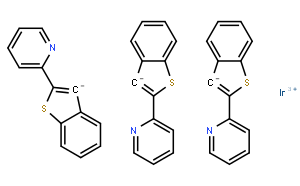 三(2-(苯并[B]噻吩-2-基)吡啶铱(III)cas:405289-74-9,FAC-IR(BTPY)3
