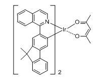 双(1-(9,9-二甲基-9H-氟-2-基)-异喹啉-C2,N)(乙酰丙酮基)铱(III)