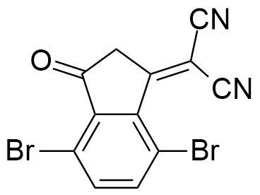 2-(4,7-二溴-3-氧代-2,3-二氢-1H-茚-1-亚乙基)丙二腈