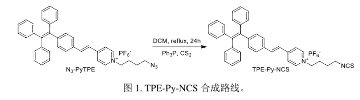 TPE-Py-N3叠氮修饰四苯乙烯聚集诱导发光材料