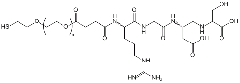 硫基-聚乙二醇-RGDSH-PEG-RGD