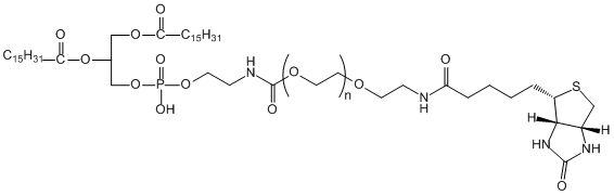 二棕榈酰磷酯酰乙醇胺-聚乙二醇-生物素DPPE-PEG-Biotin