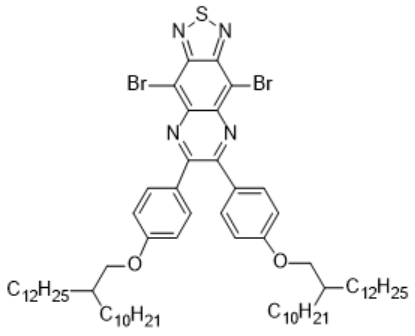 4,9-二溴-6,7-双(4-((2-癸基十四烷基)氧)苯基)-[1,2,5]噻二唑并[3,4-g]喹喔啉