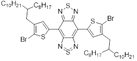 4,8-二(5-溴-4-(2-辛基十二烷基)噻吩基)-苯并[1,2-c;4,5-c&#039;]二[1,2,5]噻二唑