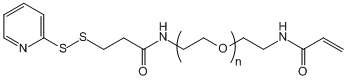 邻吡啶基二硫化物-聚乙二醇-丙烯酰胺OPSS-PEG-ACA