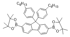 2,7-双硼酸酯-9,9-双(4-己基苯基)-9H-芴cas:1206875-64-0