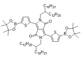2,5-二(2-癸基十四烷基)-3,6-二(5-硼酸频哪醇酯噻吩基)-吡咯并吡咯二酮cas:1412448-63-5