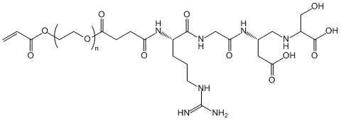 丙烯酸酯-聚乙二醇-精氨酰-甘氨酰-天冬氨酸AC-PEG-RGD