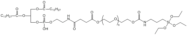 二肉豆蔻酰磷脂酰乙醇胺-聚乙二醇-有机硅DMPE-PEG-Sile