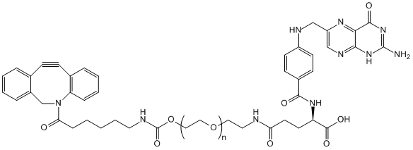 二苯并环辛炔-聚乙二醇-叶酸DBCO-PEG-FA